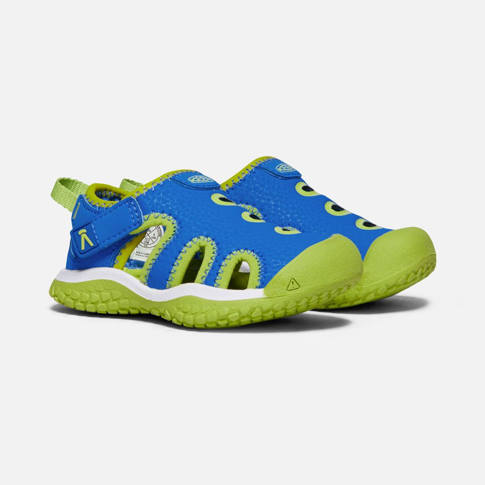 Sandalias Keen Mexico Azules/Verdes - Niños Stingray - XG7189534